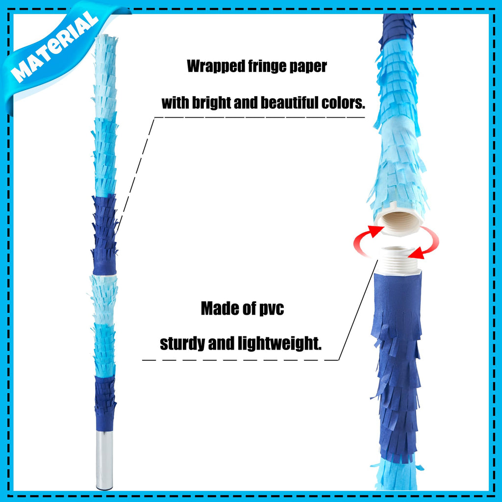 PCFING 30 Inch Pinata Stick Kit Blue – Sturdy, Durable Party Accessory