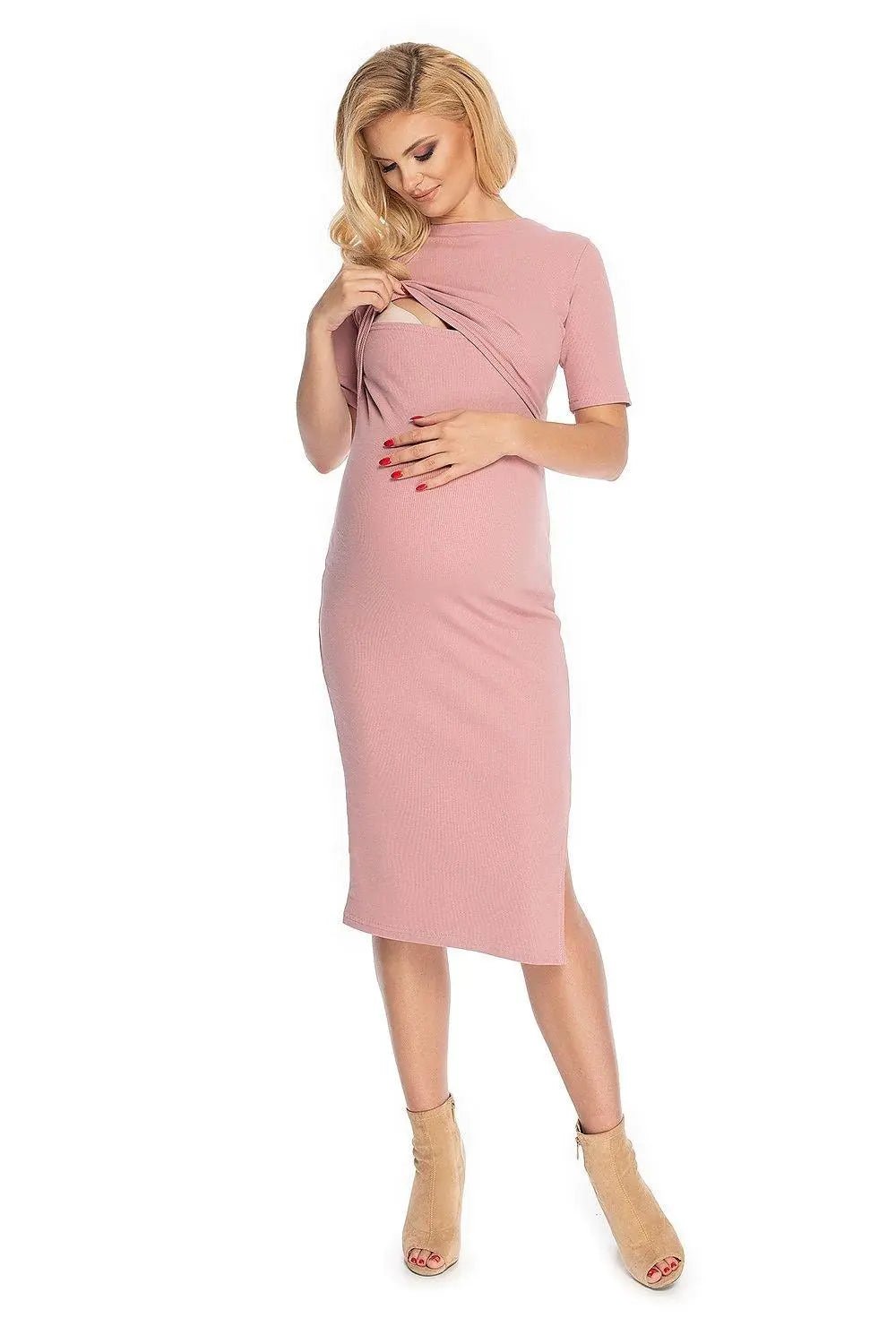 PeeKaBoo classic cut pregnancy dress