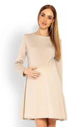 PeeKaBoo loose-fitting long sleeves pregnancy dress