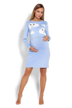 PeeKaBoo raised top maternity nightgown