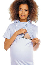 PeeKaBoo short sleeves pregnancy dress