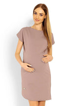 PeeKaBoo short sleeves pregnancy dress