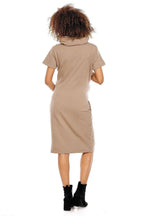 PeeKaBoo short sleeves pregnancy dress