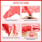 Pekeng 53pc Galentines Day Decorations Kit — Balloons, Banners & More for Galentine Nights