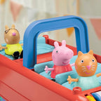 Peppa Pig 2-in-1 Party Bus Playset – 3 Figures & 13 Accessories | Preschool Toys for Ages 3+