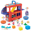 Peppa Pig 2-in-1 Party Bus Playset – 3 Figures & 13 Accessories | Preschool Toys for Ages 3+