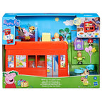 Peppa Pig 2-in-1 Party Bus Playset – 3 Figures & 13 Accessories | Preschool Toys for Ages 3+