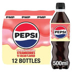 Pepsi Strawberries 'N' Cream Flavour PMP Bottles 12 x 500ml (Case of 12)