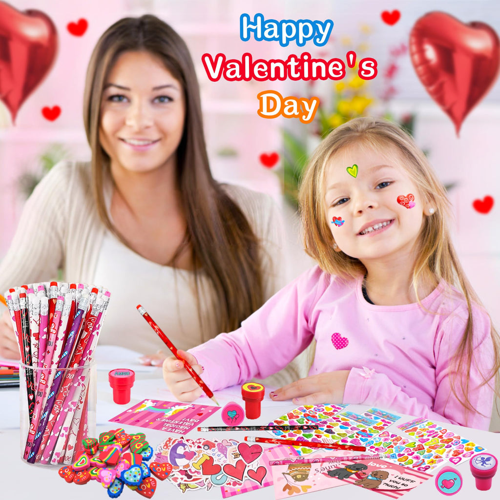 Phaorui 268-Piece Valentines Day Gift Set for Kids – Classroom Exchanges & Party Favors