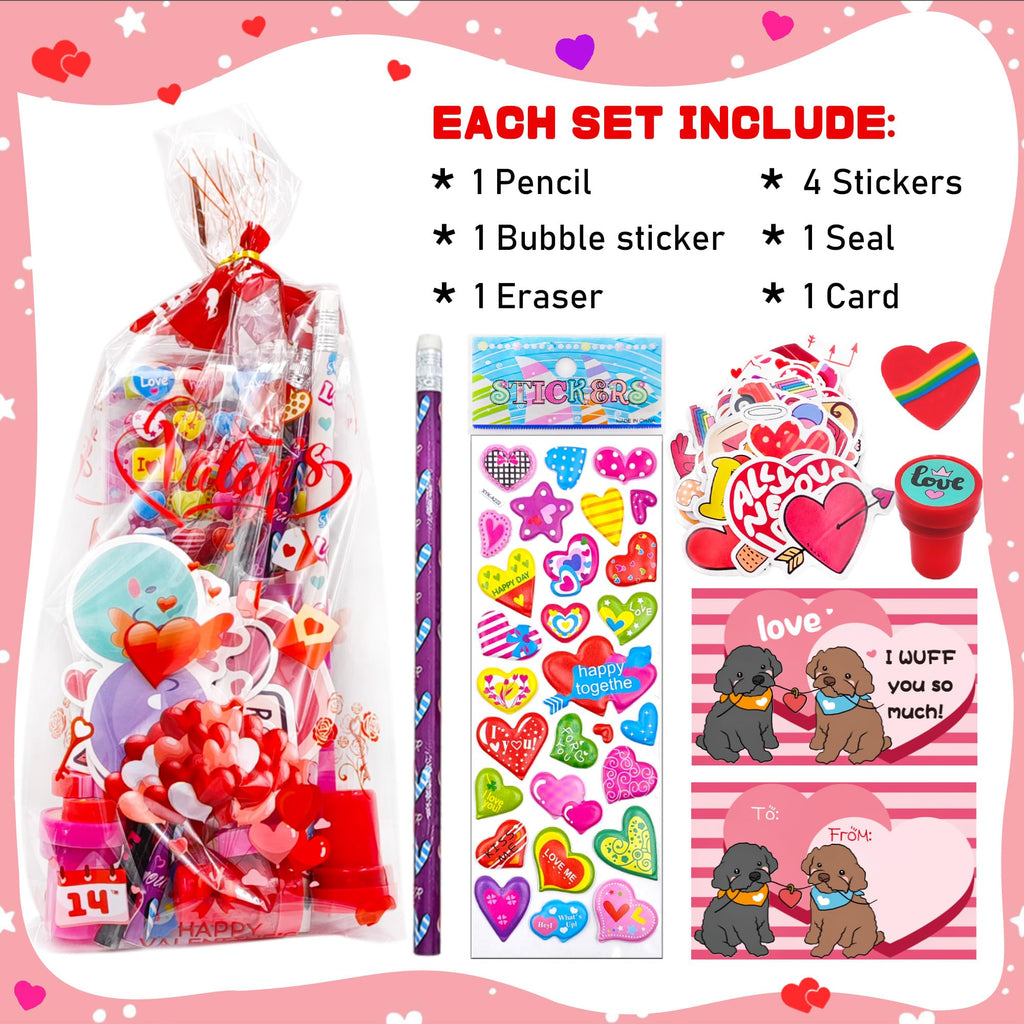Phaorui 268-Piece Valentines Day Gift Set for Kids – Classroom Exchanges & Party Favors
