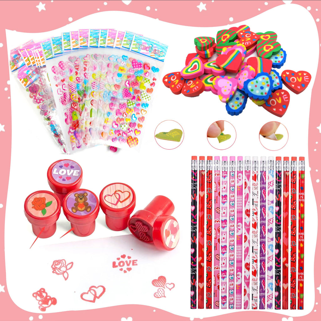 Phaorui 268-Piece Valentines Day Gift Set for Kids – Classroom Exchanges & Party Favors
