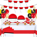 Phiemate 162Pcs Cartoon Animation Birthday Party Kit – Complete Decor for 24 Guests