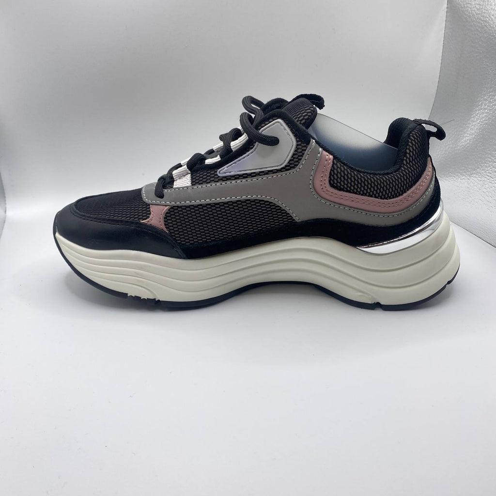 UK 4 Mallet Cyrus Fade Women’s Leather Mesh Trainers – EU 37