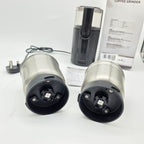 SHARDOR Electric Coffee and Spice Grinder 2 Bowls for Wet and Dry Grinding 70g