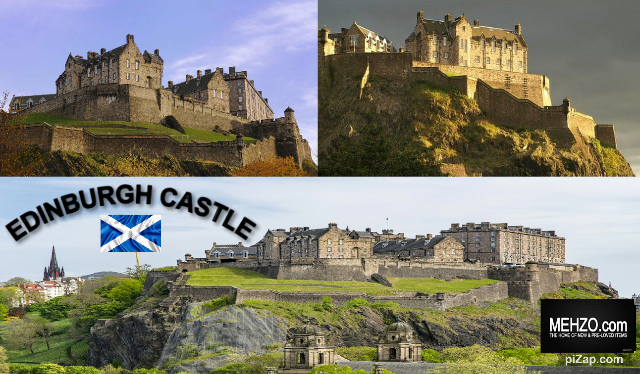 EDINBURGH CASTLE small canvas picture