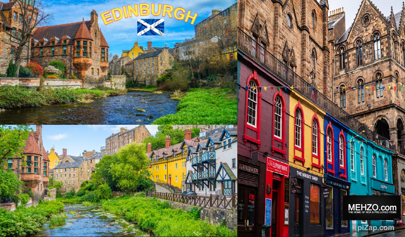 EDINBURGH SCOTLAND small canvas picture