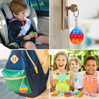 PICcircuit Kids Party Favors Fidget Toys Bulk 30 Pack — Mini Pop Keychains