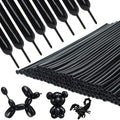 PIGETALE 260 Balloons – 100 Black Twisting Balloons for Animal Shapes & Party Decor