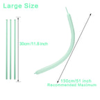 PIGETALE 100Pcs 260 Balloons – Pastel Long Balloons for Balloon Garlands, Animal Modeling & Party Decor