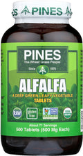 PINES Bio-Luzerne – 500 Tabletten | GVO-frei, USDA Bio