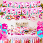 Pink Shark Birthday Decorations for Baby Girl – Balloons, Banners, Centerpieces & Cake Toppers