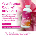 Pink Stork Liquid Prenatal Vitamins for Women – Berry Flavor, Organic Whole-Food Blend, 32 Servings