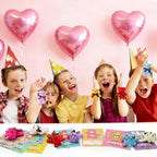 PIONJOY 28-Pack Mini Bear Plush Keychains — Easter Gifts, Classroom Prizes & Party Favors