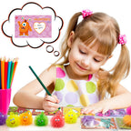 PIONJOY 24-Pack Valentines LED Puffy Ball Toys | Classroom Gifts & Party Favors