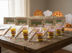 Personalised Pizza Party Bag with Playdough, Roller & Cutter