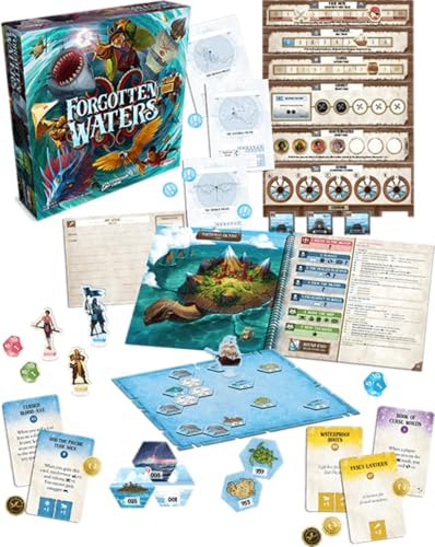 Forgotten Waters Board Game | Plaid Hat Games – Cooperative Pirate Adventure (3-7 players, 2-4 hours)