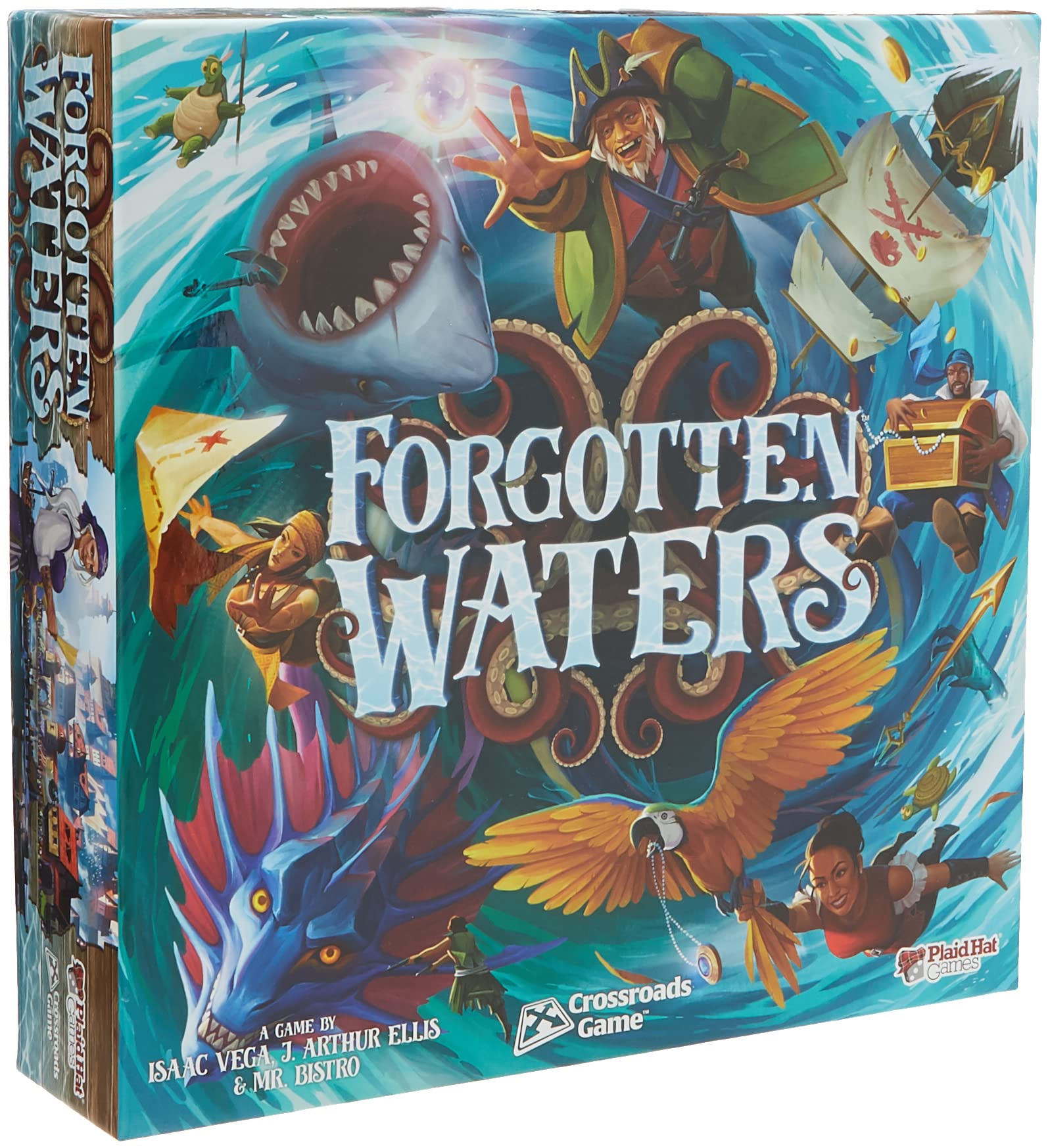 Forgotten Waters Board Game | Plaid Hat Games – Cooperative Pirate Adventure (3-7 players, 2-4 hours)
