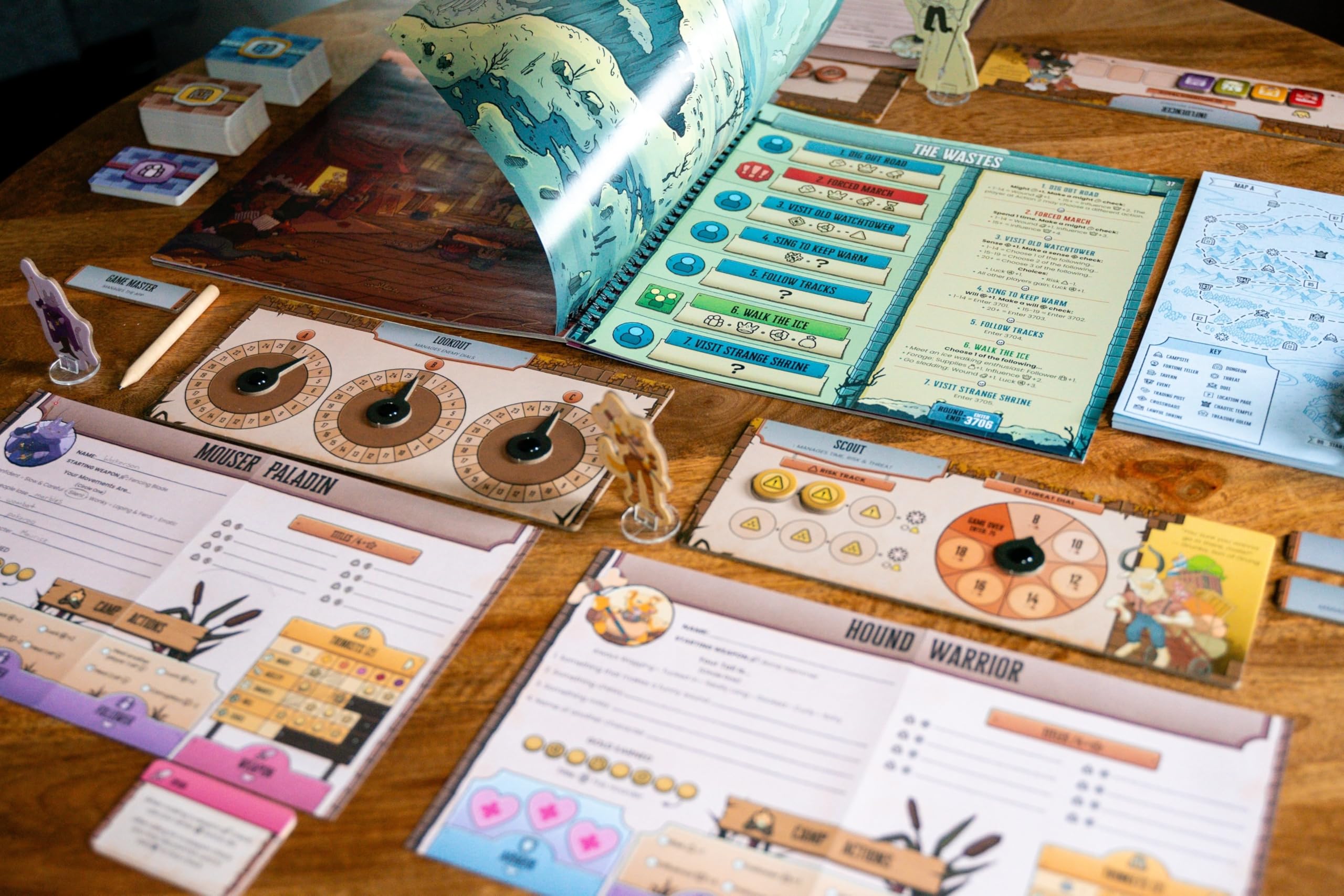 Plaid Hat Games Freelancers Board Game – Post-Apocalyptic Narrative RPG, 3-7 Players, 90 Minutes