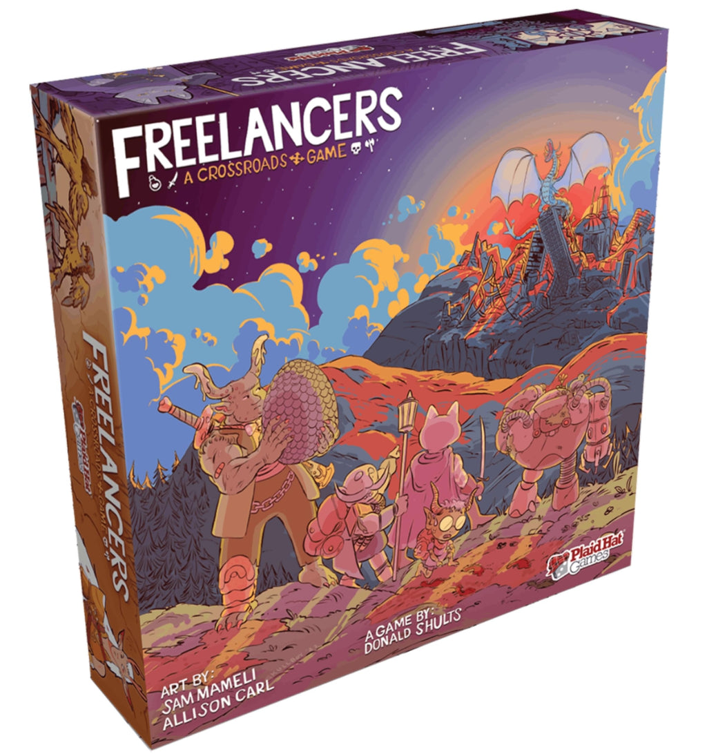 Plaid Hat Games Freelancers Board Game – Post-Apocalyptic Narrative RPG, 3-7 Players, 90 Minutes