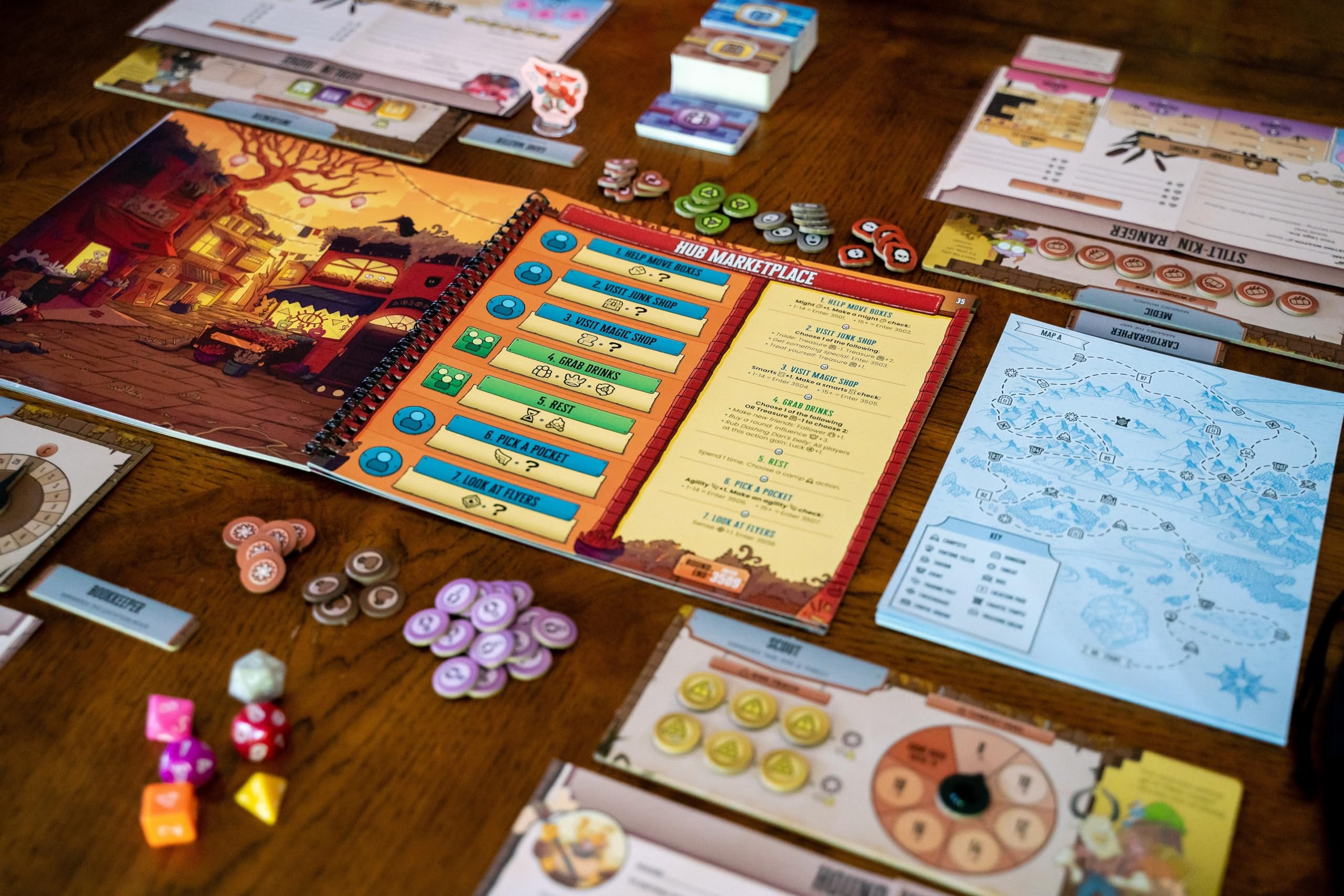 Plaid Hat Games Freelancers Board Game – Post-Apocalyptic Narrative RPG, 3-7 Players, 90 Minutes