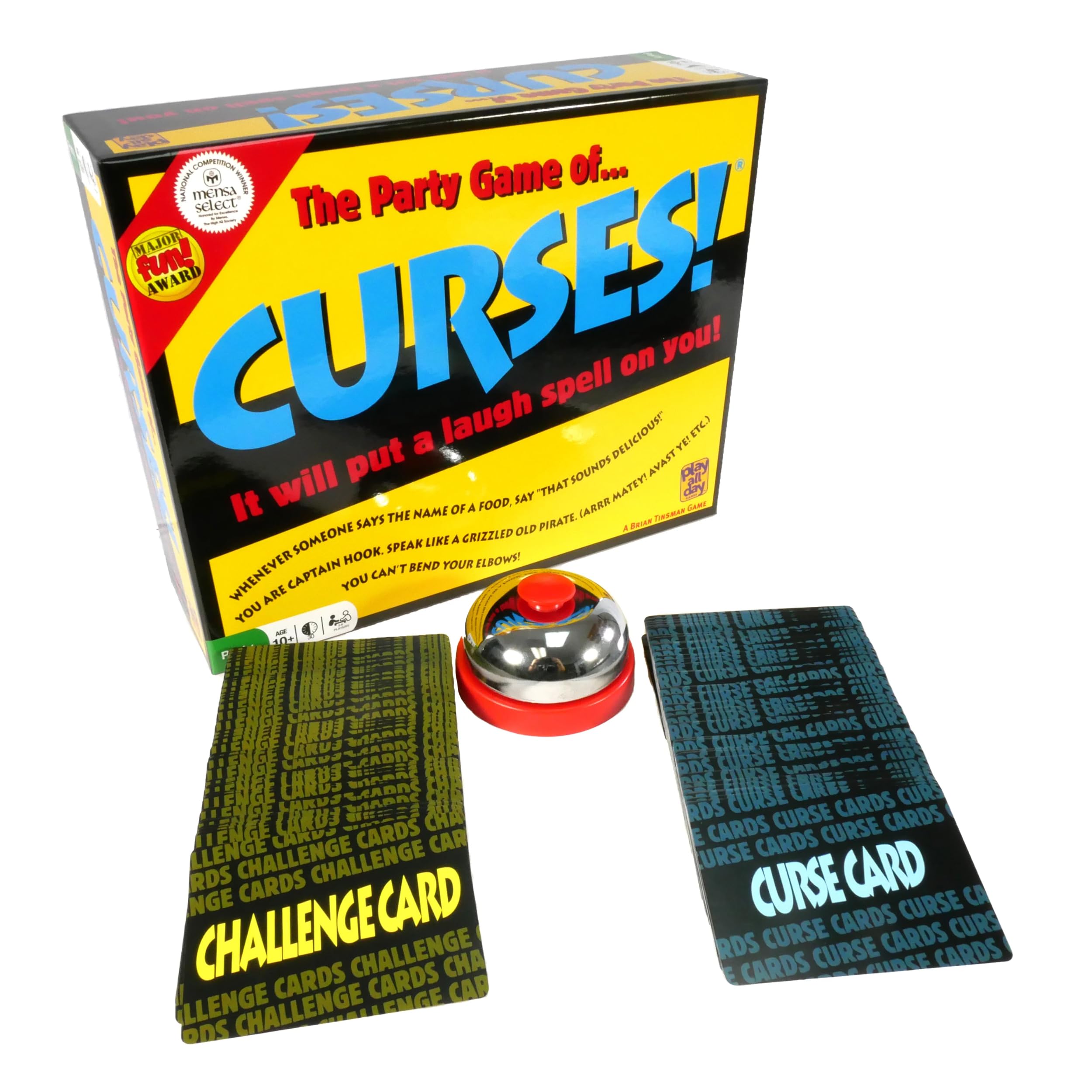 Curses by Play All Day Games — Award-Winning Party Game for Teens & Adults (Ages 10+) | 3-6 Players