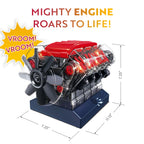 Playz V8 Combustion Engine Model Kit That Runs | Build a Working Mini V8 Engine