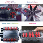Playz V8 Combustion Engine Model Kit That Runs | Build a Working Mini V8 Engine