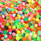 Pllieay 1000pcs Bouncy Balls Bulk - 20mm Colorful Mixed Styles for Party Favors & Gifts