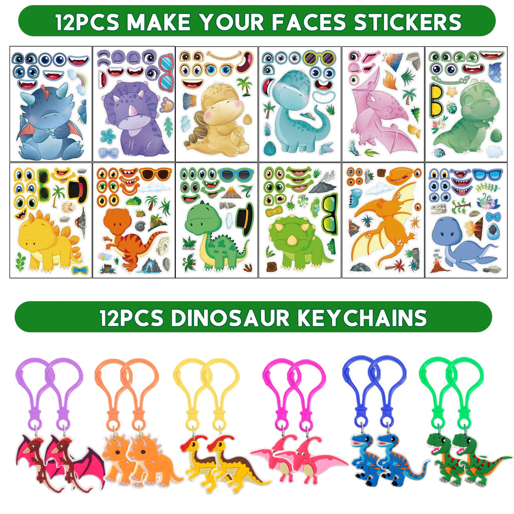 PLOUGVI 320-Piece Dinosaur Party Decorations & Favors Set