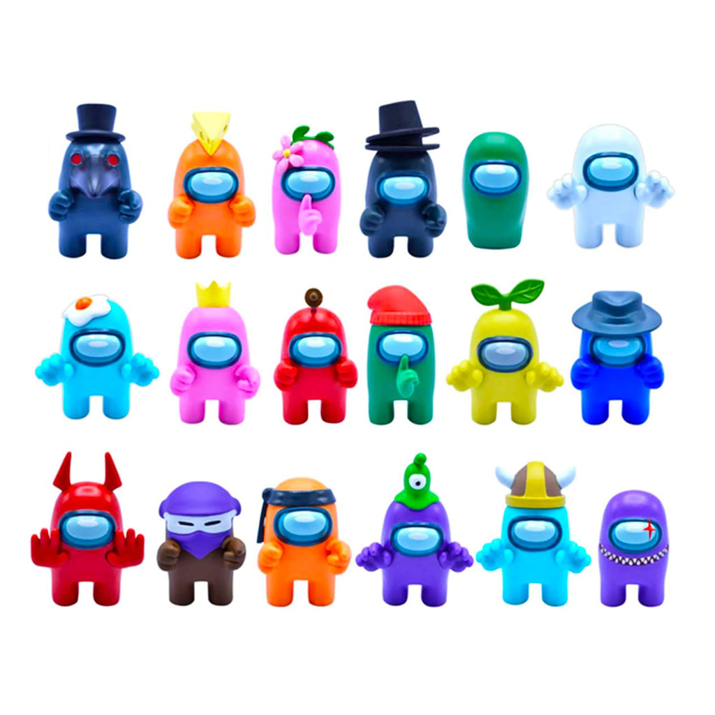 P.M.I. Among Us Party Favors Pack: 12 Blind Bags, Crewmate Figures & Stickers