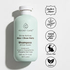 PocketCare Organic Shampoo – Artisanal Aloe Pulp, Rosemary & Natural Nutrients | Hydration & Hair Support 325ml