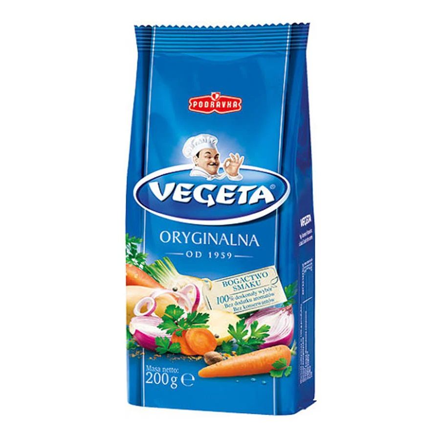 Podravka Vegeta Original All-Purpose Vegetable Seasoning (Oryginalna), 200g Pouch