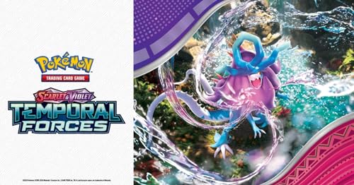 Pokemon TCG SV5 Temporal Forces 3er-Pack Blister – Cleffa Promokarte