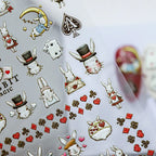 Hello Claws | Poker Bunny Nail Deco Sticker