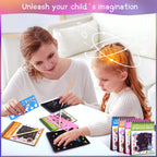 POKONBOY 24 Pack Rainbow Scratch Paper Notebooks – Scratch Art Notes for Kids, Party Favors
