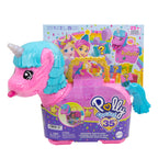Polly Pocket Unicorn Partilandia Pinata Pencil Case – 2 Mini Dolls & 25+ Party Accessories | Ages 4+