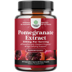 Pomegranate Extract Capsules – Antioxidant Supplement for Heart, Brain, Joints & Pre-Workout