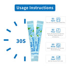 Alcohol-Free Mouthwash Travel Size – Ice Mint, 30-Count Pack