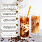 PowderVitamin Organic Mushroom Coffee with Grass-Fed Collagen Energy