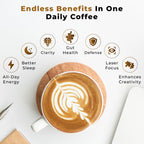 PowderVitamin Organic Mushroom Coffee with Grass-Fed Collagen Energy